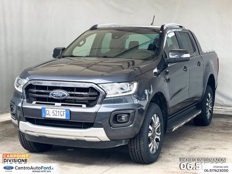 Ford Ranger Pick-up Ranger 2.0 TDCi 213CV DC Wildtrak 5 posti  del 2022 usata a Albano Laziale