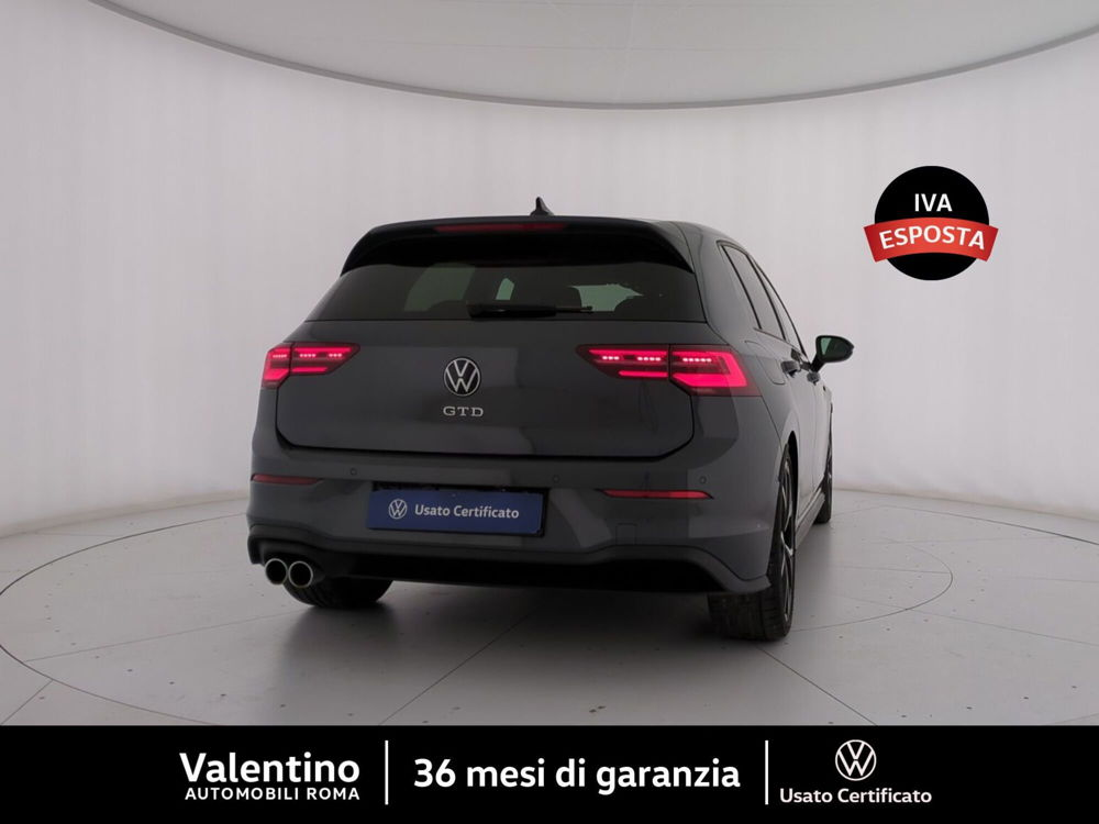 Volkswagen Golf 2.0 TDI GTD DSG del 2023 usata a Roma (3)