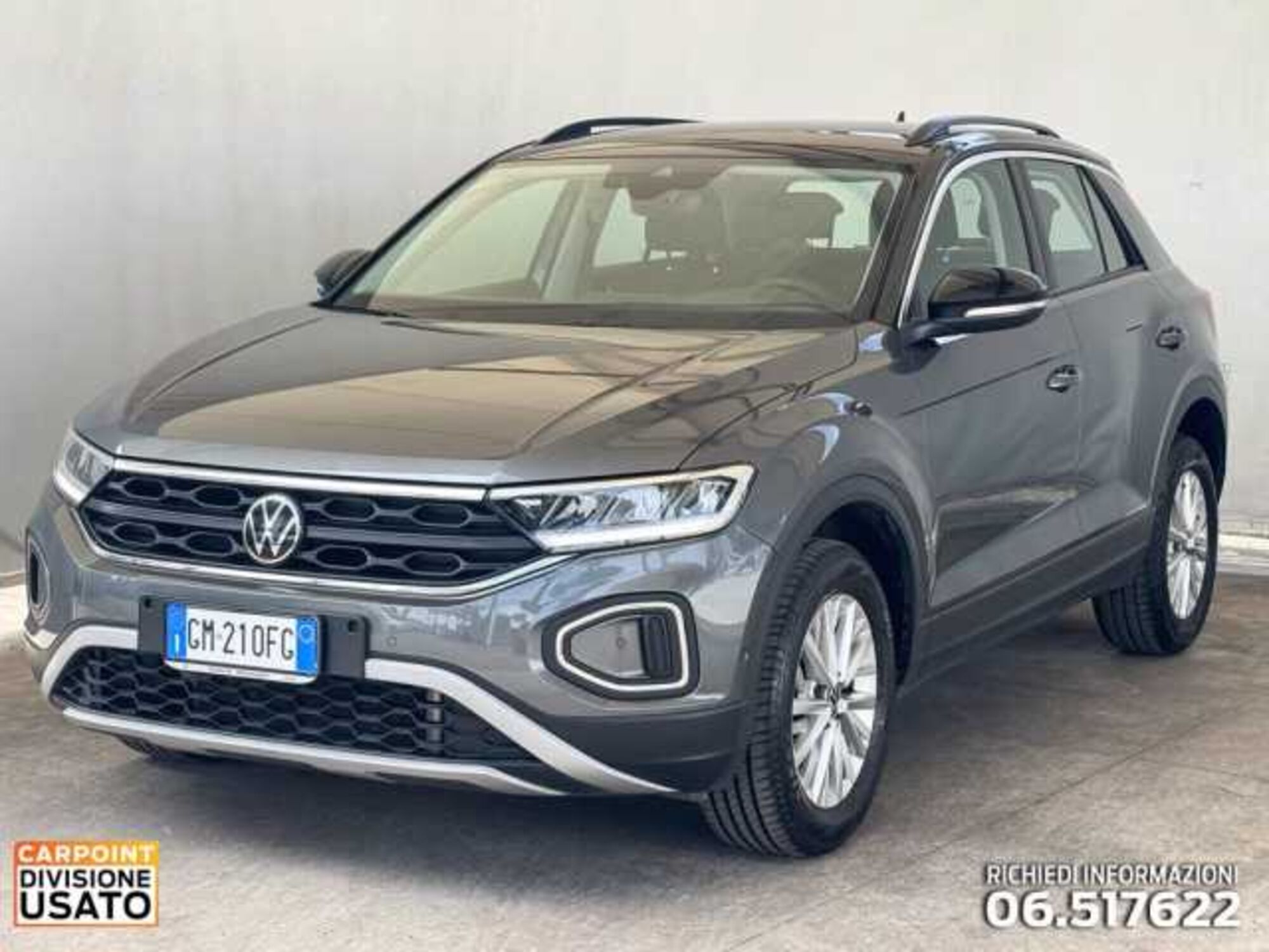 Volkswagen T-Roc 2.0 tdi Life 115cv del 2022 usata a Roma