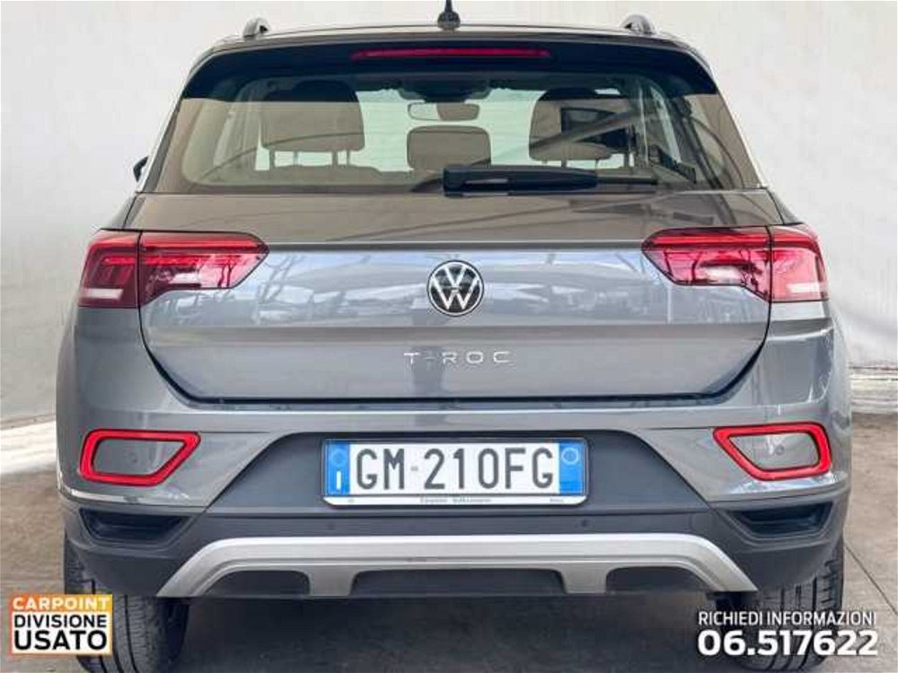 Volkswagen T-Roc 2.0 tdi Life 115cv del 2022 usata a Roma (4)