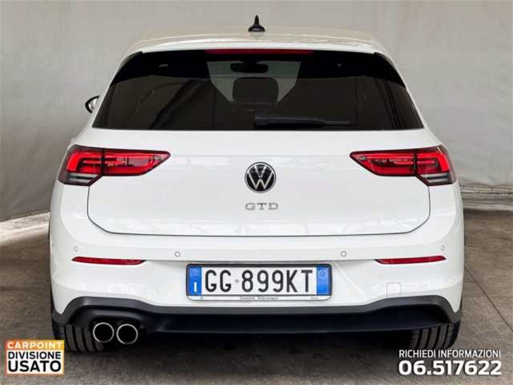 Volkswagen Golf 2.0 TDI GTD DSG del 2021 usata a Roma (4)