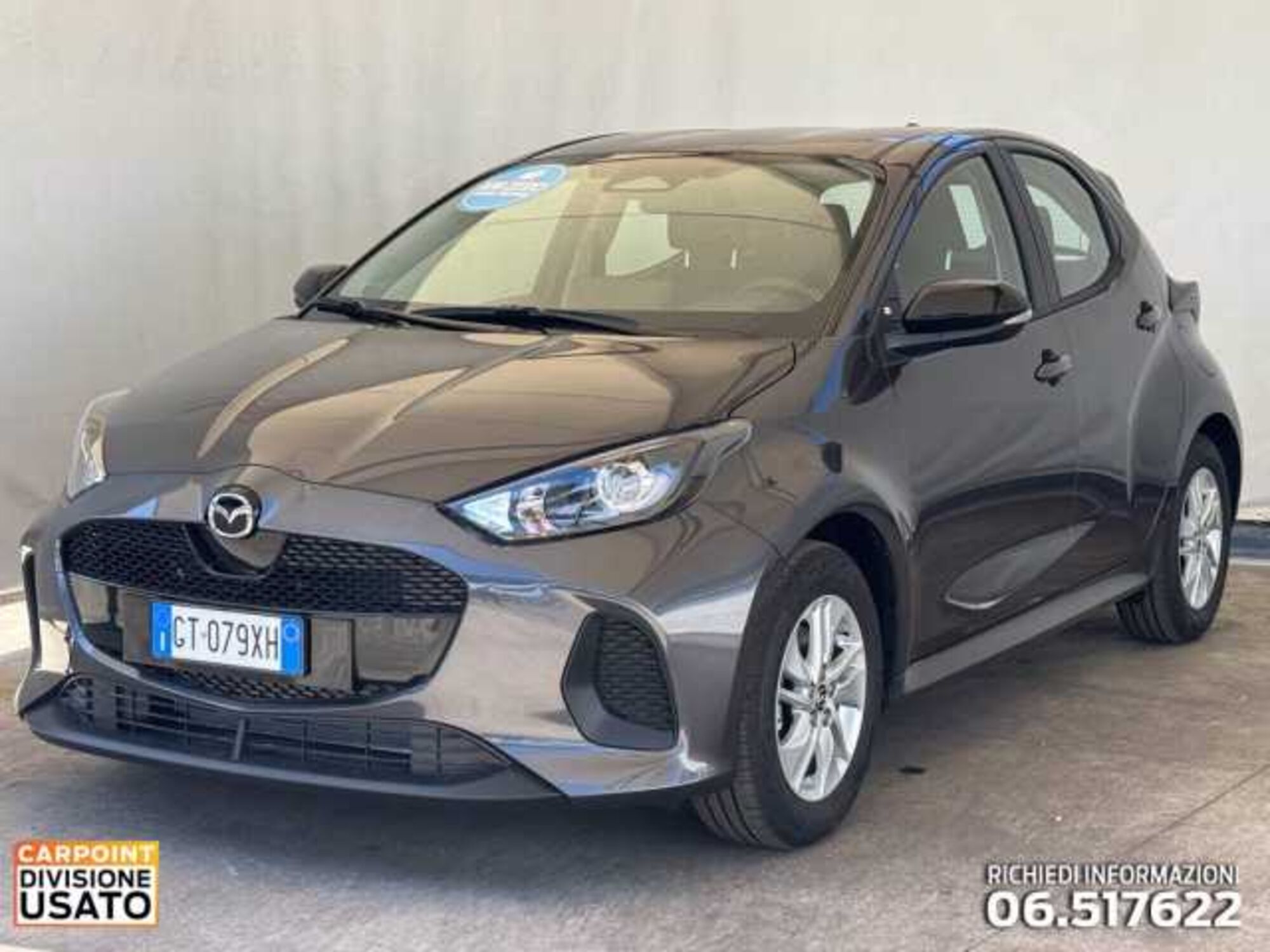 Mazda Mazda2 Hybrid 1.5 vvt full hybrid electric Centre Line e-cvt nuova a Roma