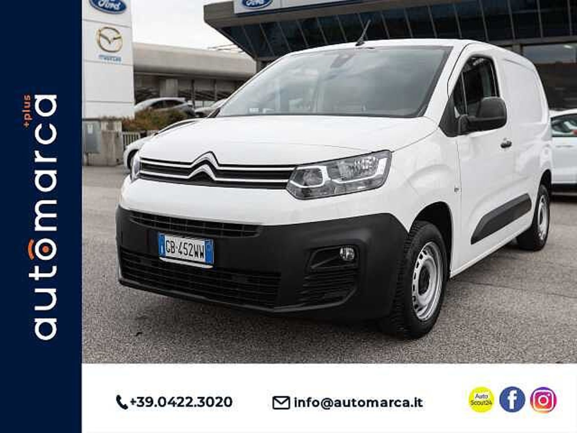 Citroen Berlingo Furgone BlueHDi 100 Van M Club  del 2020 usata a Silea