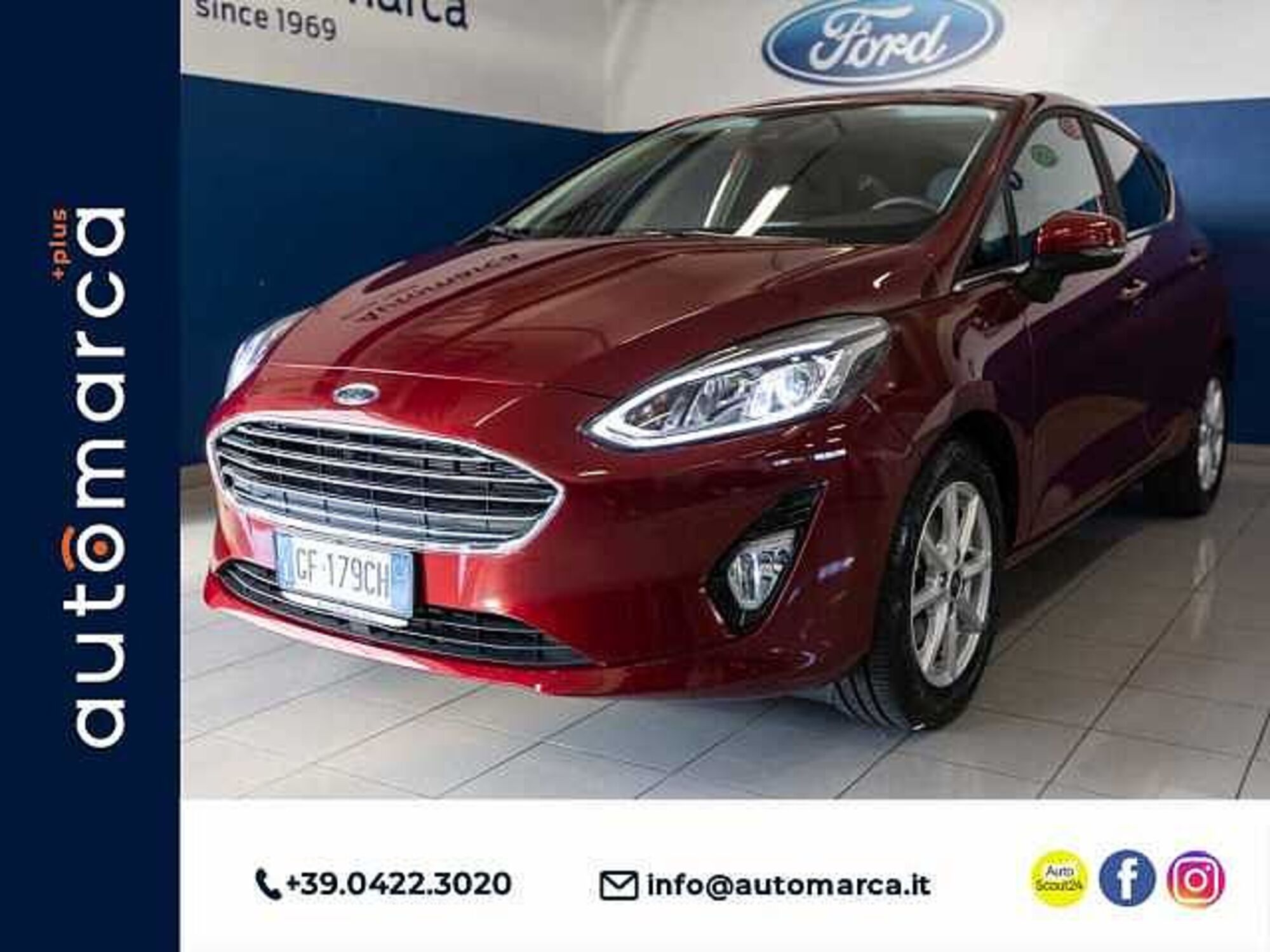 Ford Fiesta 1.0 Ecoboost 125 CV 5 porte Titanium  del 2021 usata a Silea