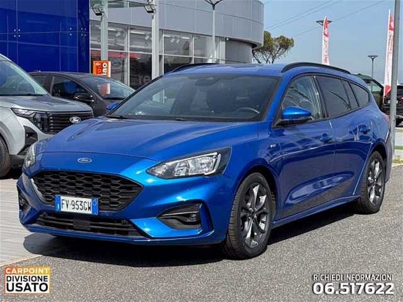 Ford Focus Station Wagon 1.0 EcoBoost 125 CV automatico SW ST-Line Co-Pilot my 18 del 2019 usata a Roma
