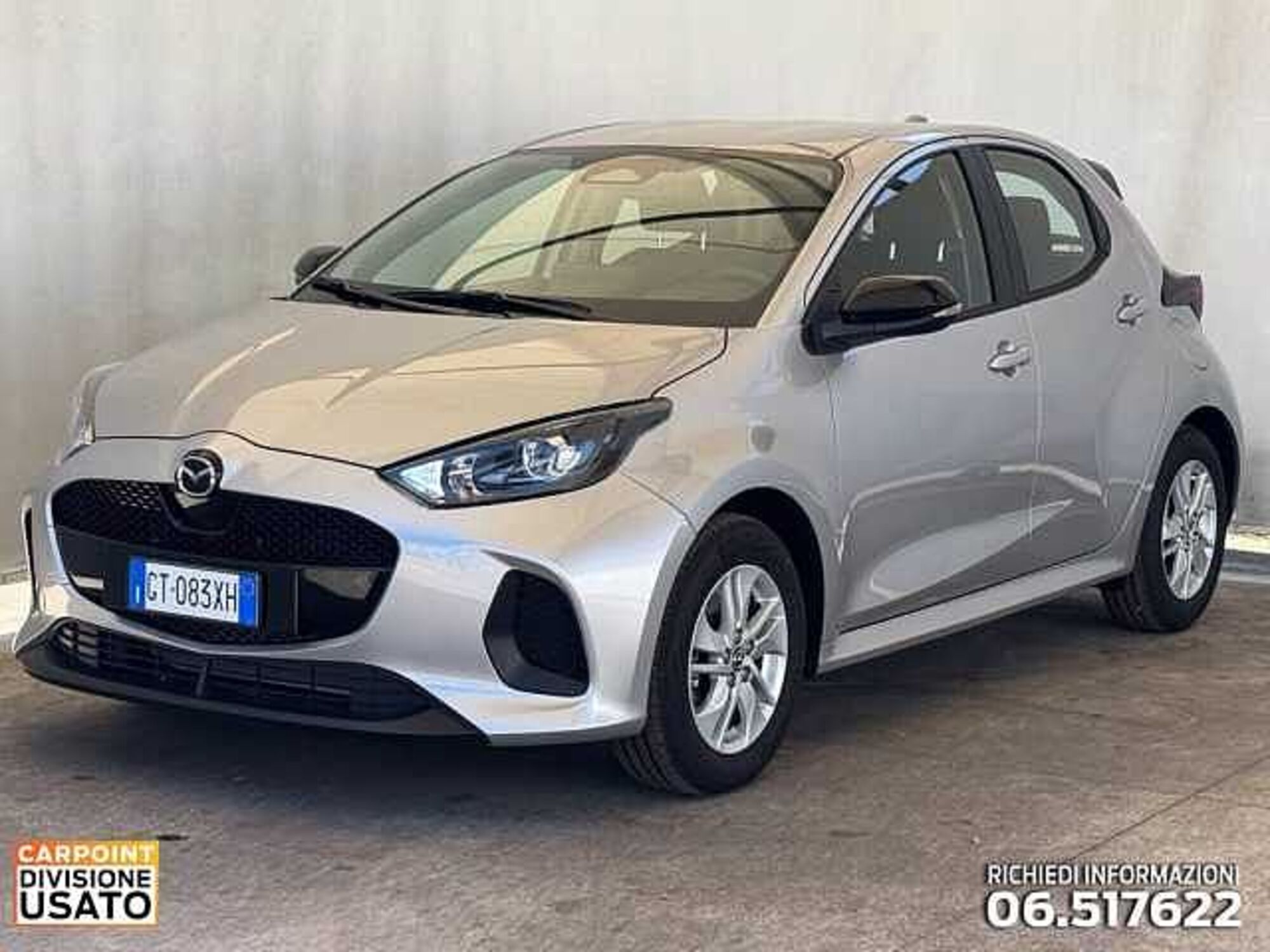 Mazda Mazda2 Hybrid 1.5 vvt full hybrid electric Centre Line e-cvt nuova a Roma