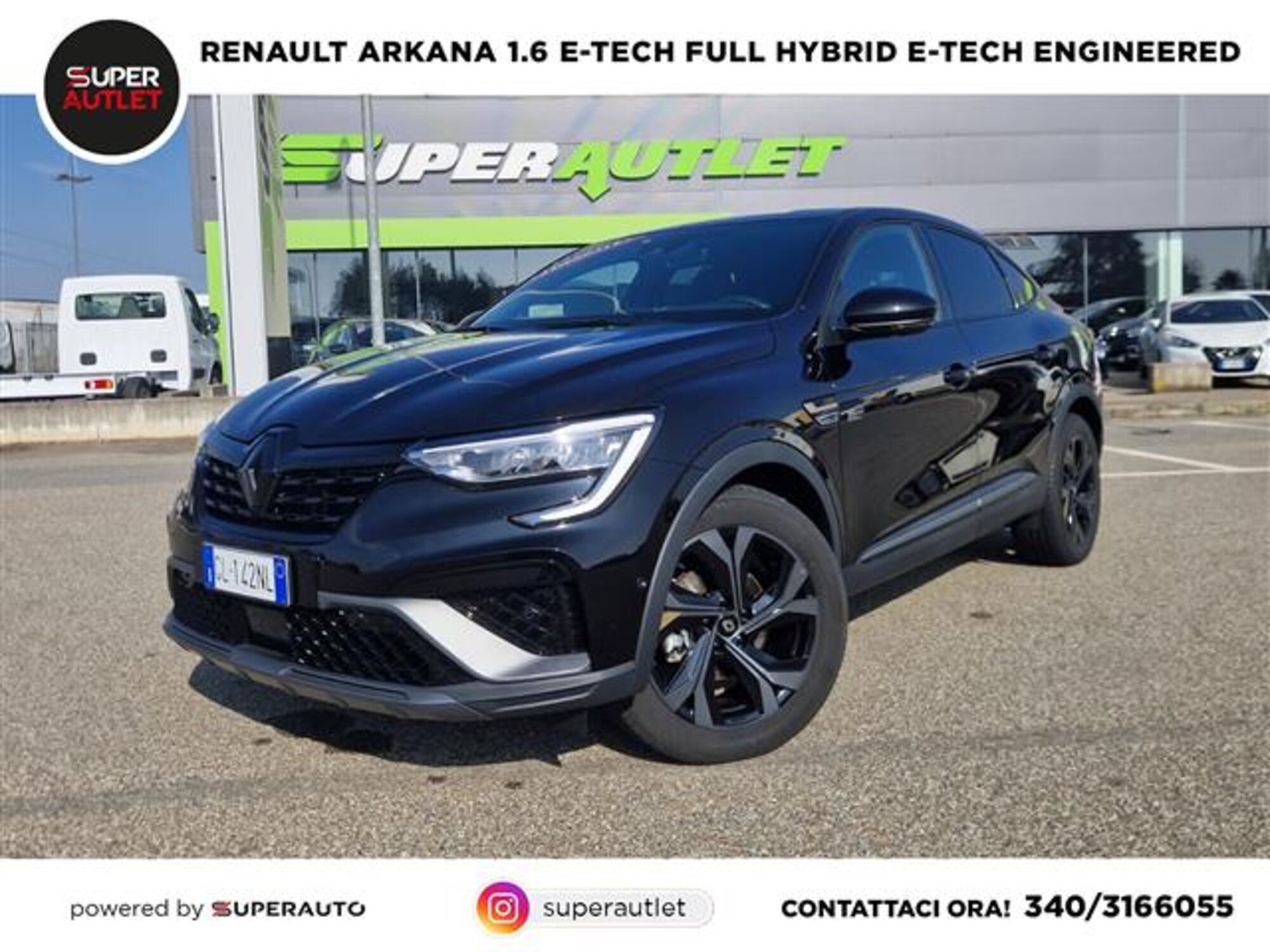 Renault Arkana 1.6 full hybrid Techno 145cv del 2023 usata a Vigevano