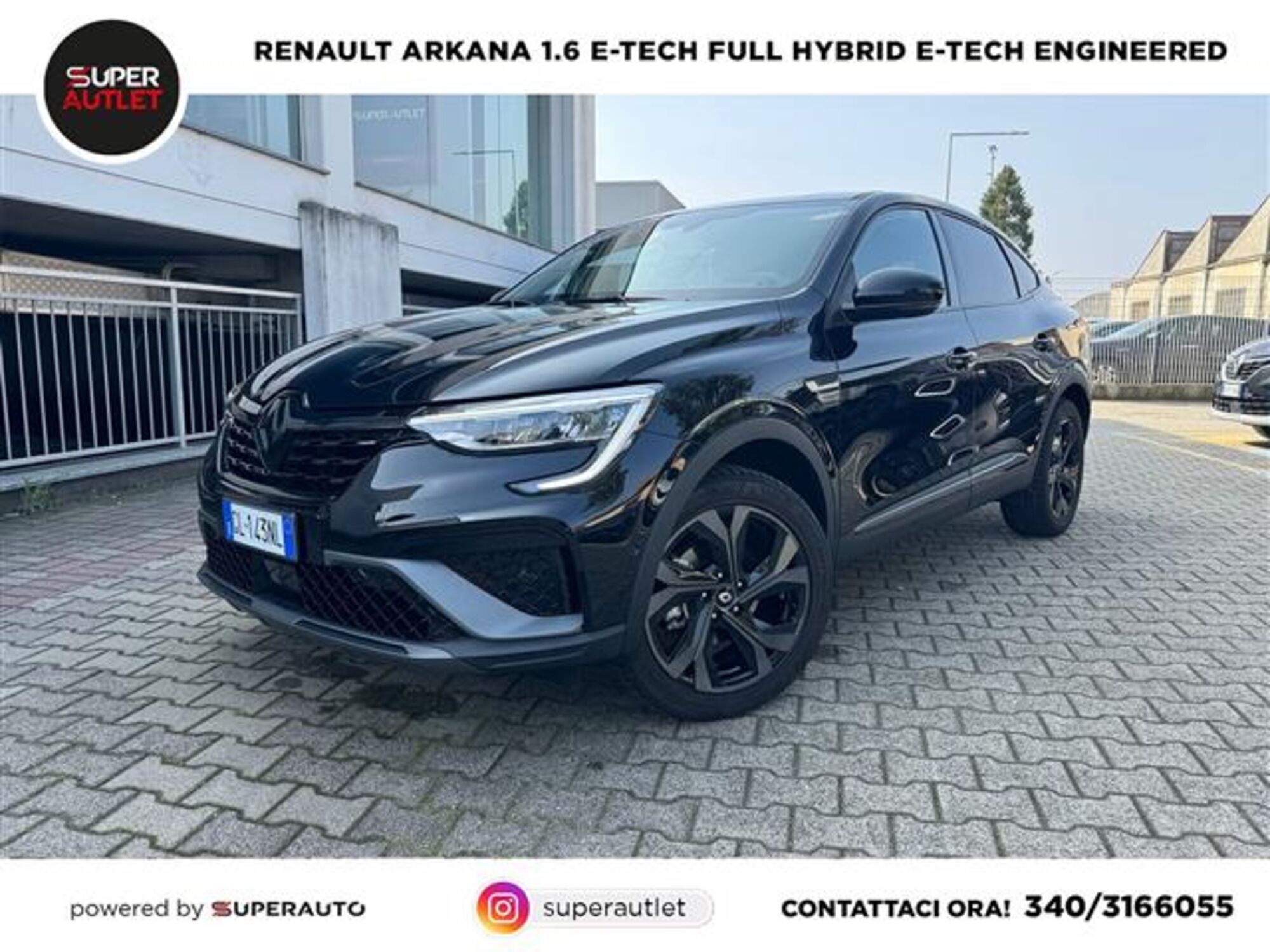 Renault Arkana 1.6 full hybrid Techno 145cv del 2023 usata a Vigevano