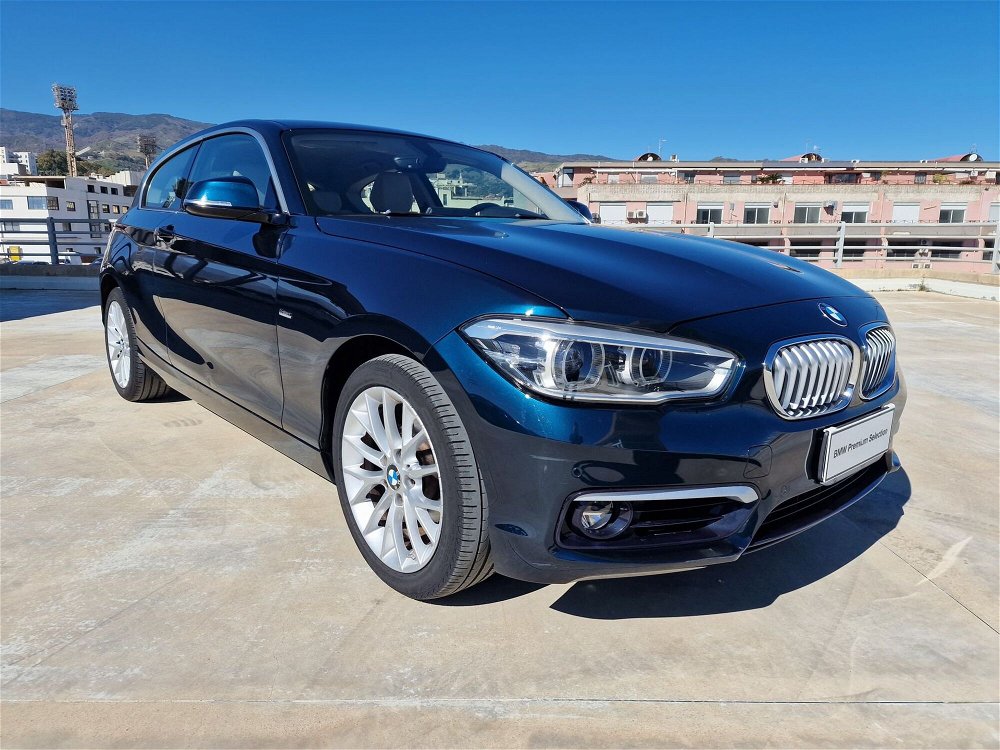 BMW Serie 1 3p. 118d 3p. Urban  del 2017 usata a Messina (2)