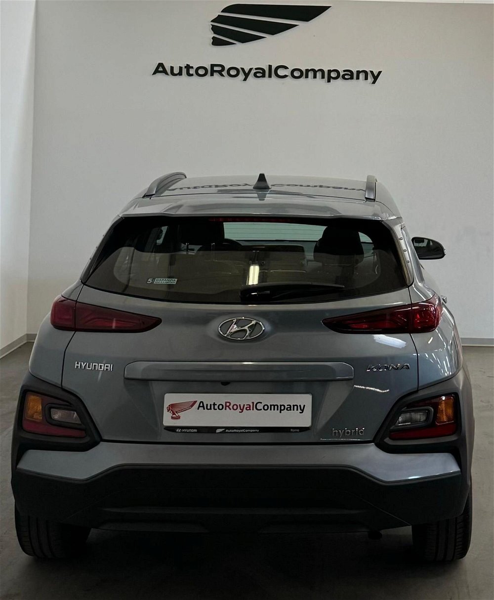 Hyundai Kona HEV 1.6 DCT XTech  del 2020 usata a Roma (5)