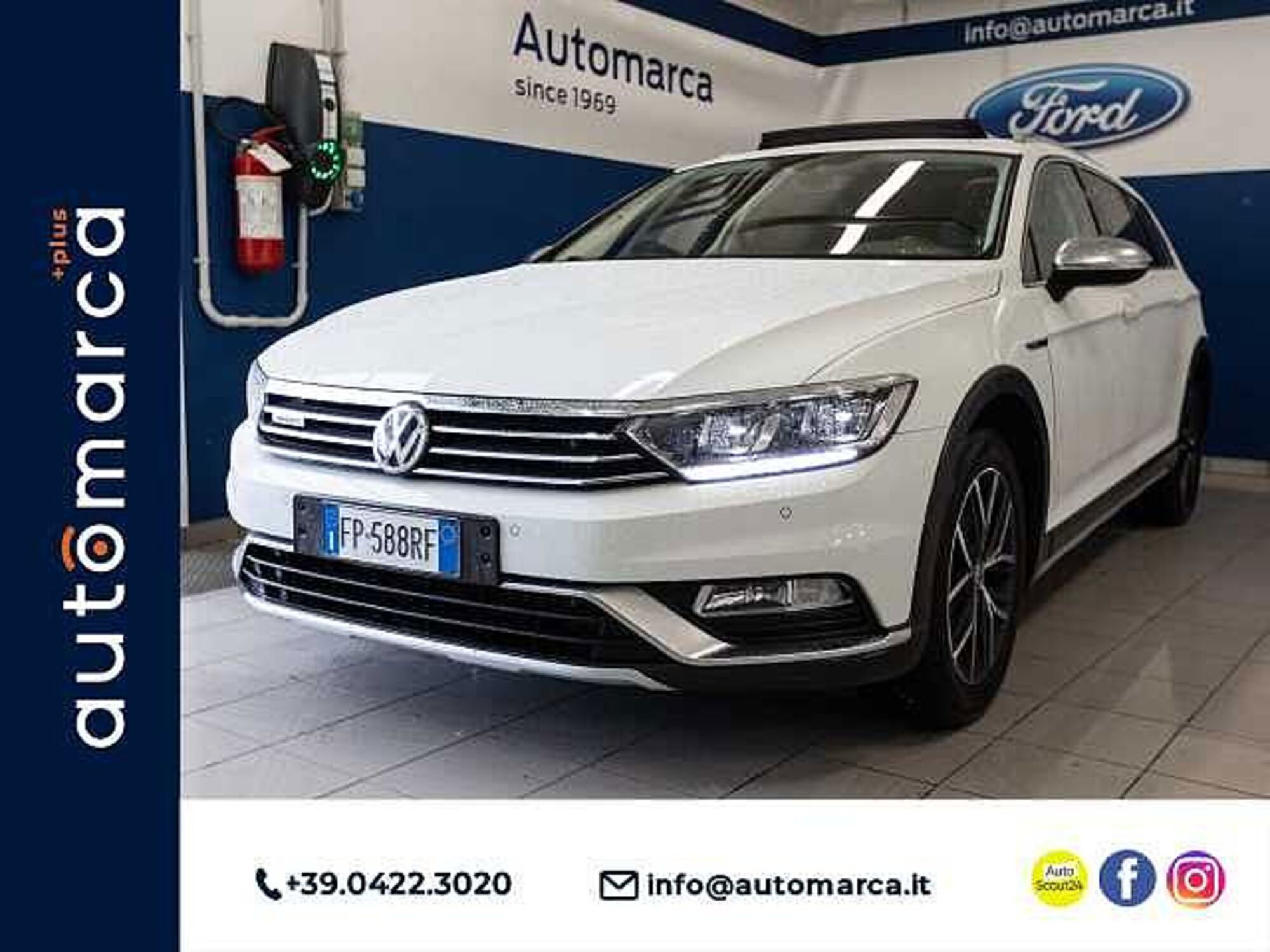 Volkswagen Passat Variant Alltrack 2.0 TDI 190 CV 4MOTION DSG BMT  del 2018 usata a Silea