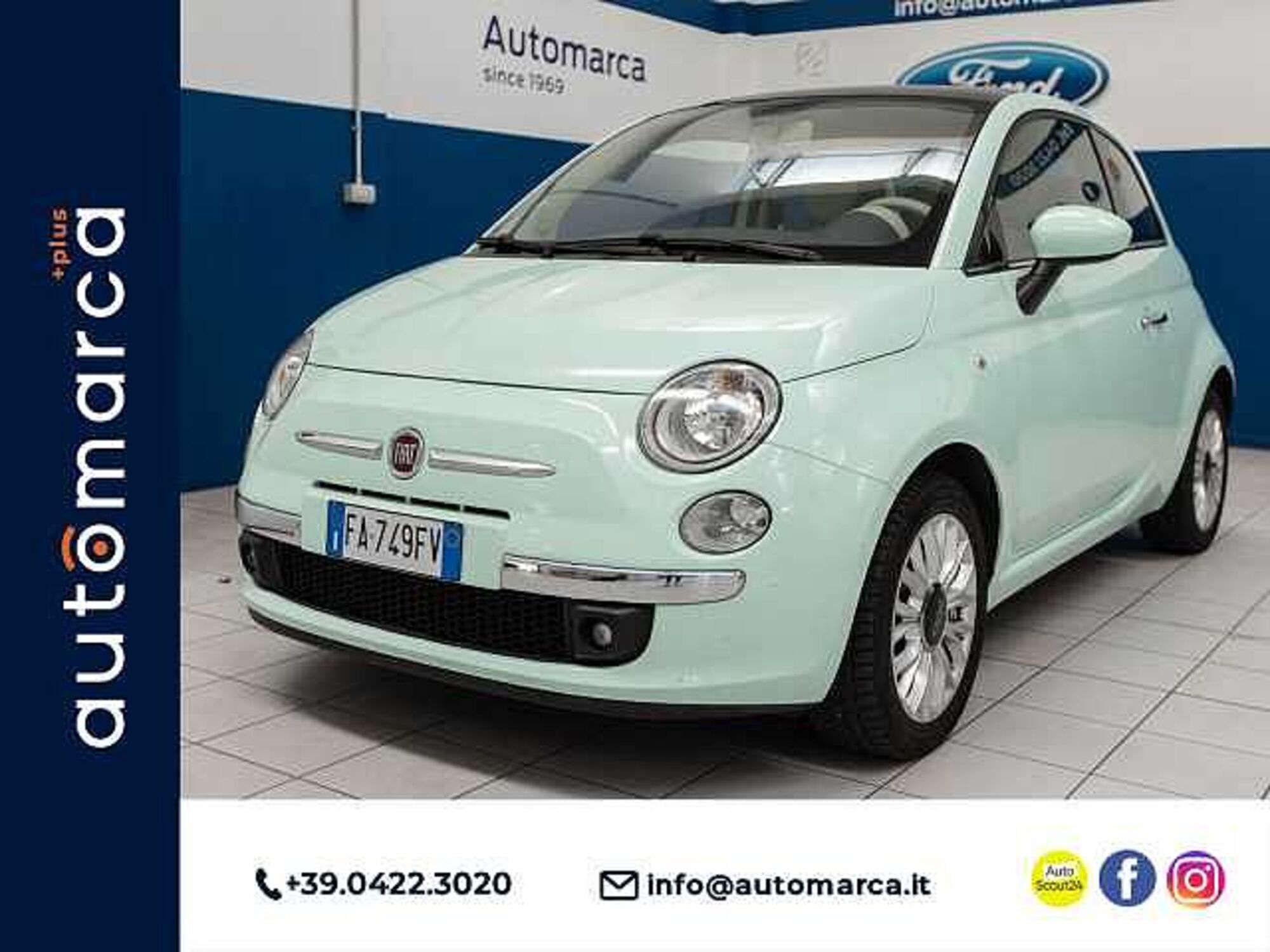 Fiat 500 1.2 Lounge  del 2015 usata a Silea