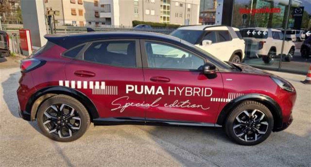 Ford Puma 1.0 EcoBoost Hybrid 125 CV aut. Vivid Ruby Edition del 2023 usata a Trento (4)