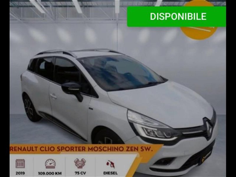Renault Clio Sporter dCi 8V 75 CV Moschino Zen del 2019 usata a Sassari