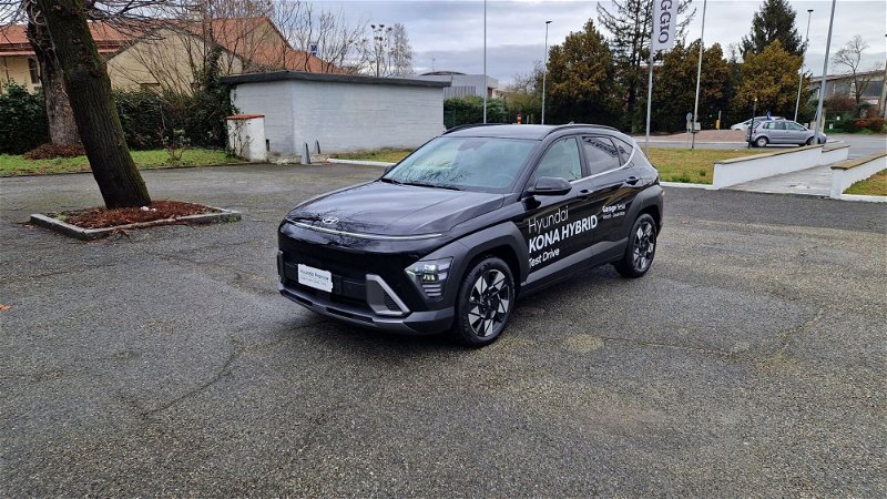 Hyundai Kona HEV 1.6 DCT XLine del 2023 usata a Casale Monferrato