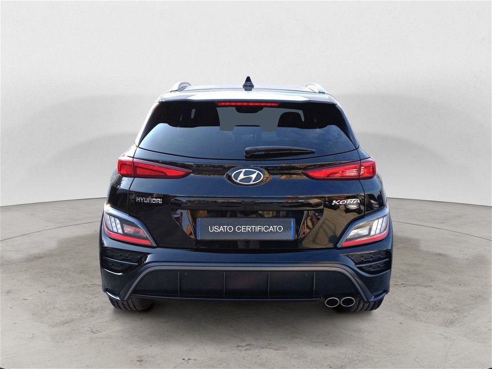 Hyundai Kona 1.6 CRDI Hybrid 48V iMT NLine del 2021 usata a Bari (4)