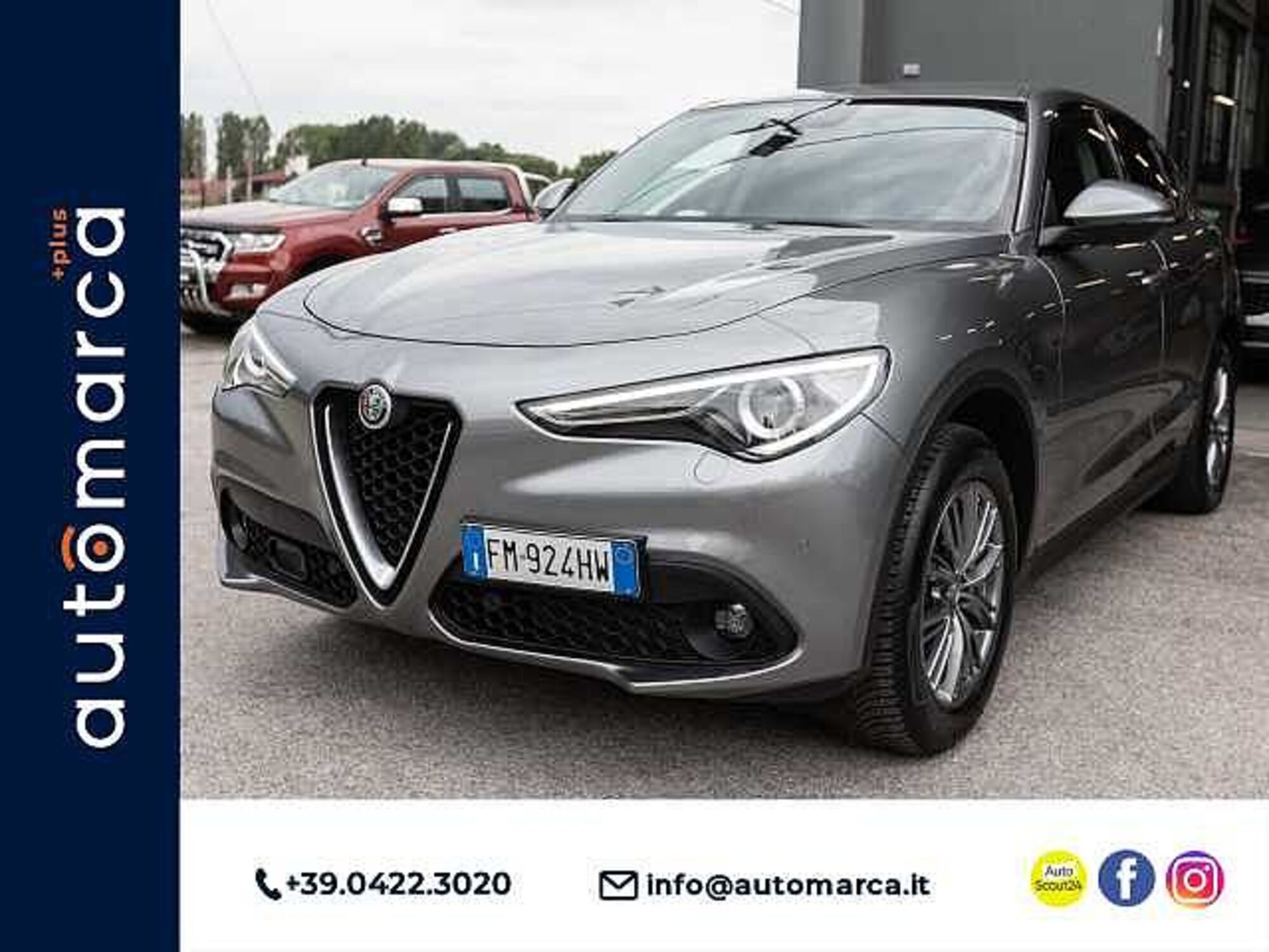 Alfa Romeo Stelvio Stelvio 2.2 Turbodiesel 210 CV AT8 Q4 Executive  del 2018 usata a Silea