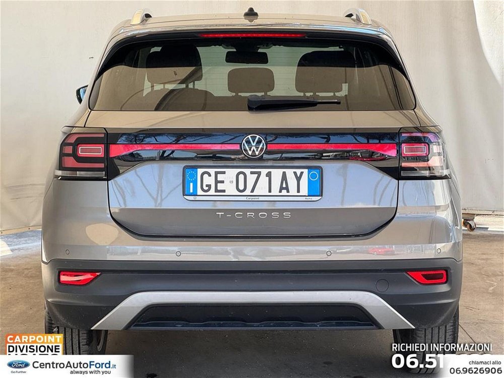 Volkswagen T-Cross 1.0 TSI 110 CV Advanced del 2021 usata a Albano Laziale (4)