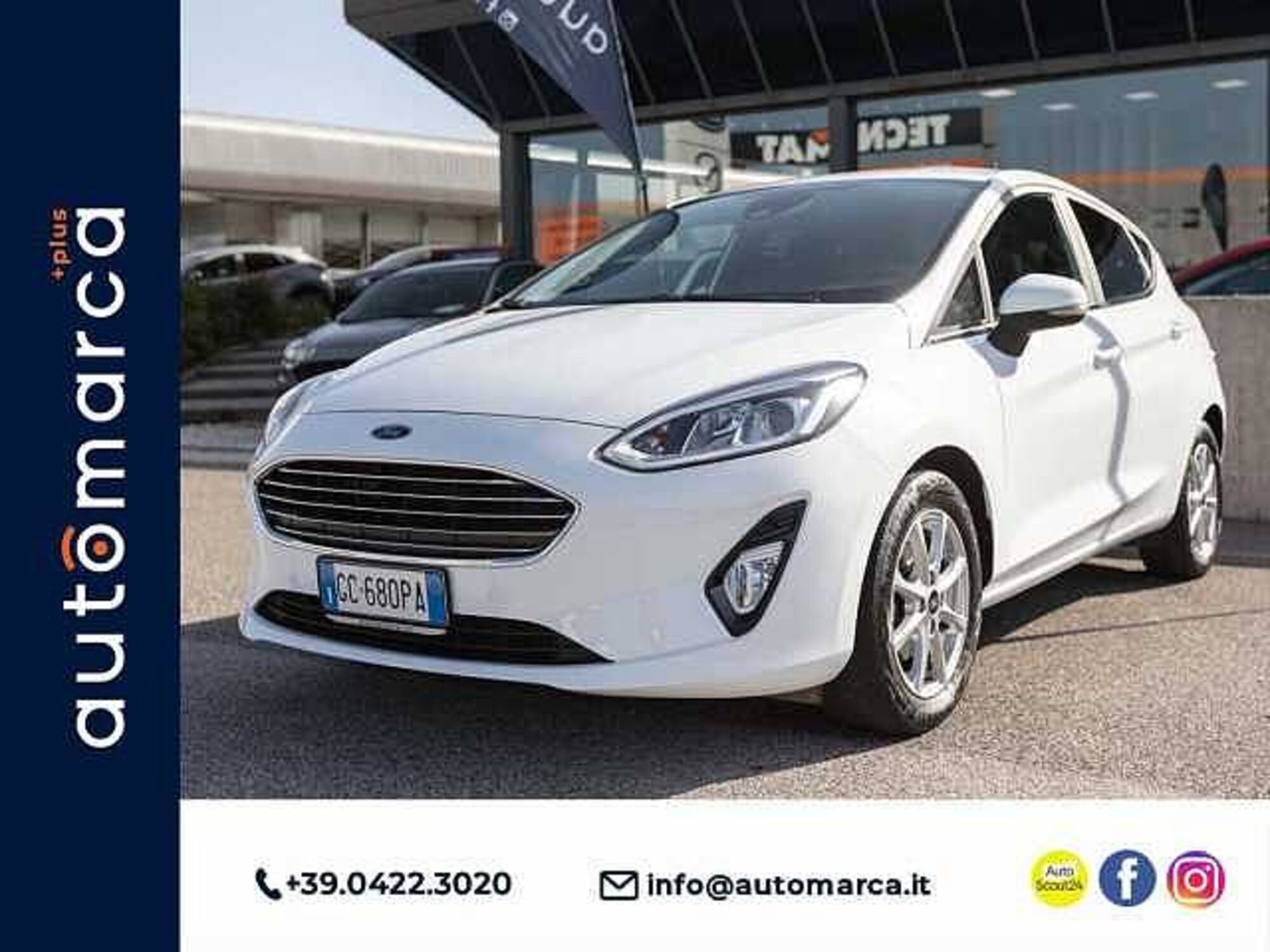 Ford Fiesta 1.0 Ecoboost 125 CV 5 porte Titanium  del 2020 usata a Silea