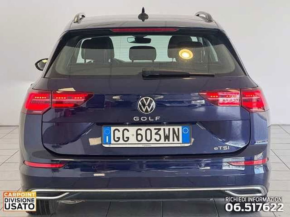 Volkswagen Golf Variant 1.5 eTSI EVO ACT DSG Style del 2021 usata a Roma (4)