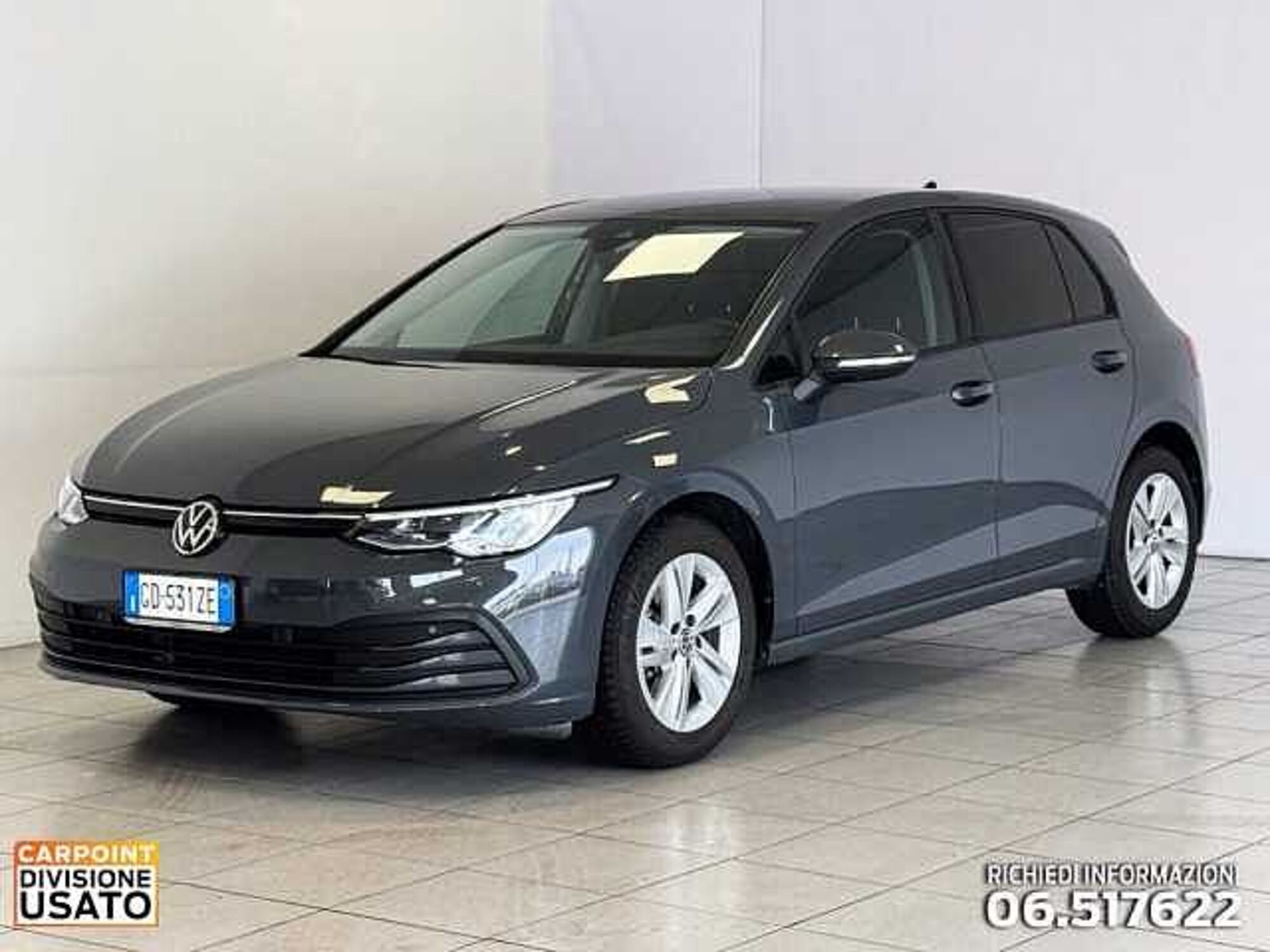 Volkswagen Golf 2.0 tdi Life 115cv del 2021 usata a Roma