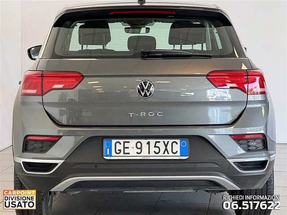 Volkswagen T-Roc 2.0 tdi Style 115cv del 2021 usata a Roma (4)
