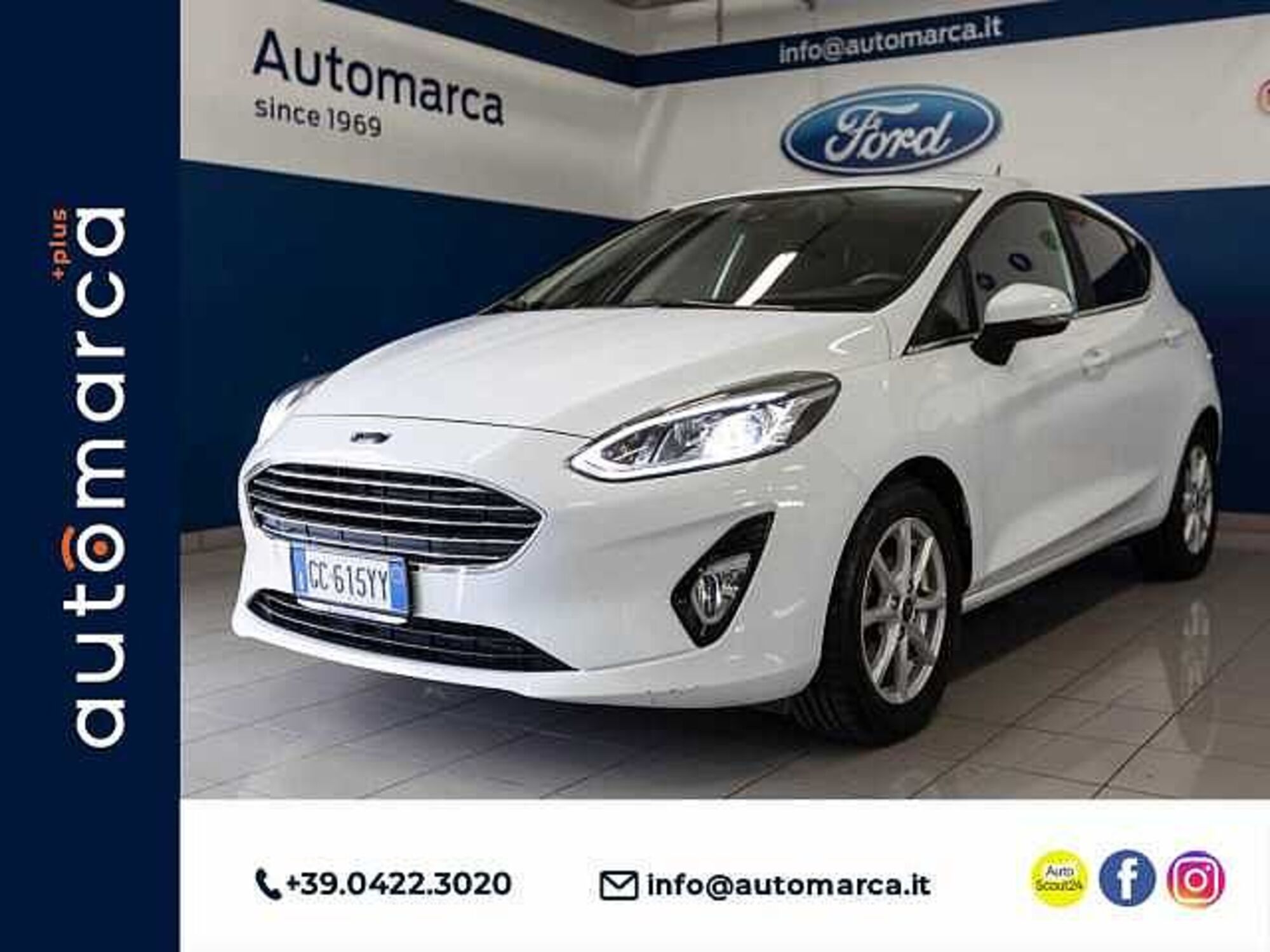 Ford Fiesta 1.0 Ecoboost 125 CV 5 porte Titanium  del 2020 usata a Silea