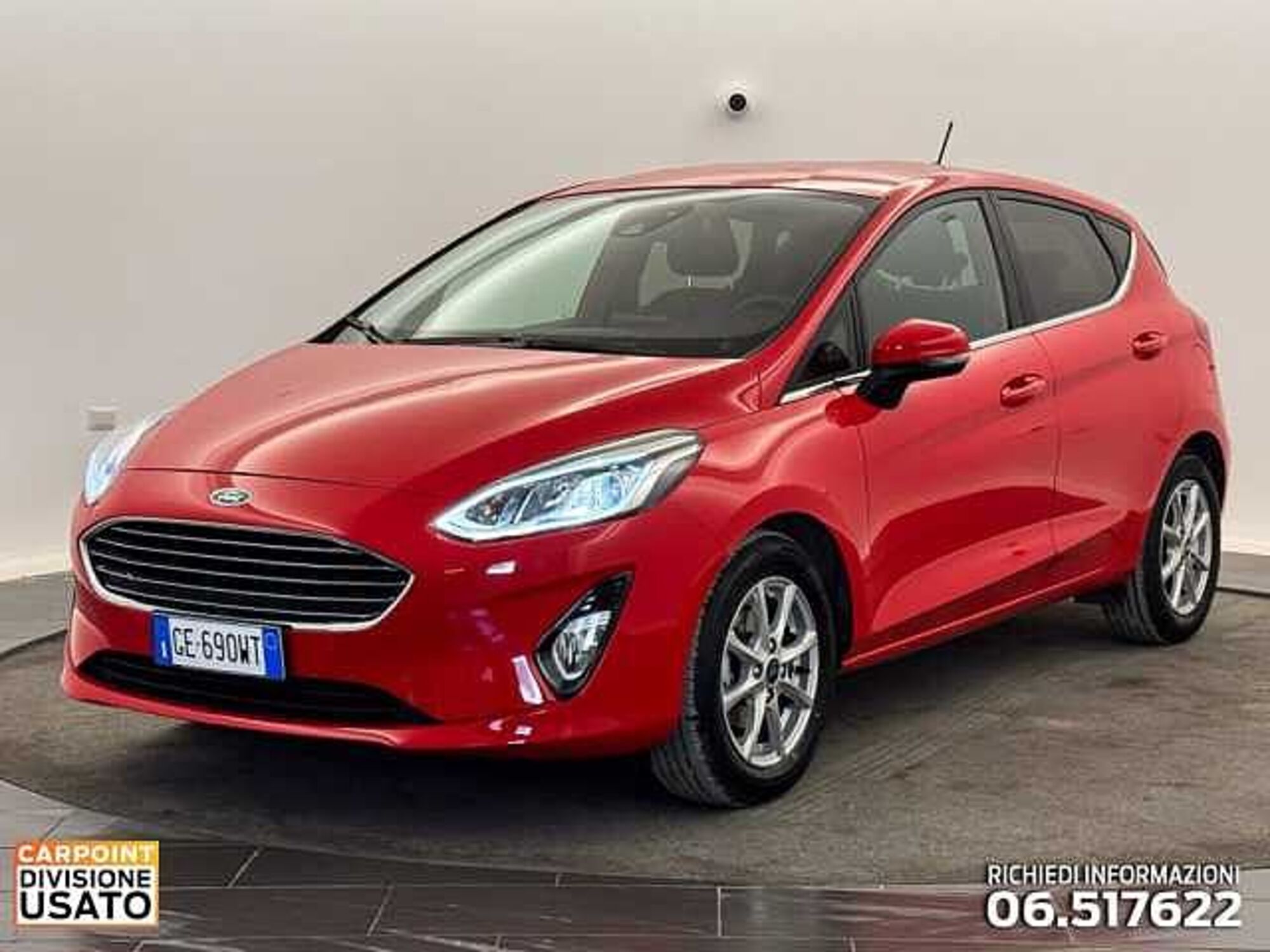 Ford Fiesta 1.0 Ecoboost 125 CV DCT Titanium del 2021 usata a Roma