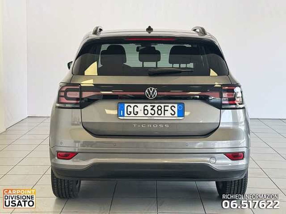 Volkswagen T-Cross 1.0 TSI 110 CV DSG Sport del 2021 usata a Roma (4)