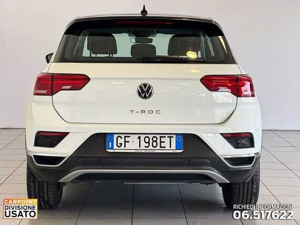 Volkswagen T-Roc 2.0 tdi Style 115cv del 2021 usata a Roma (4)