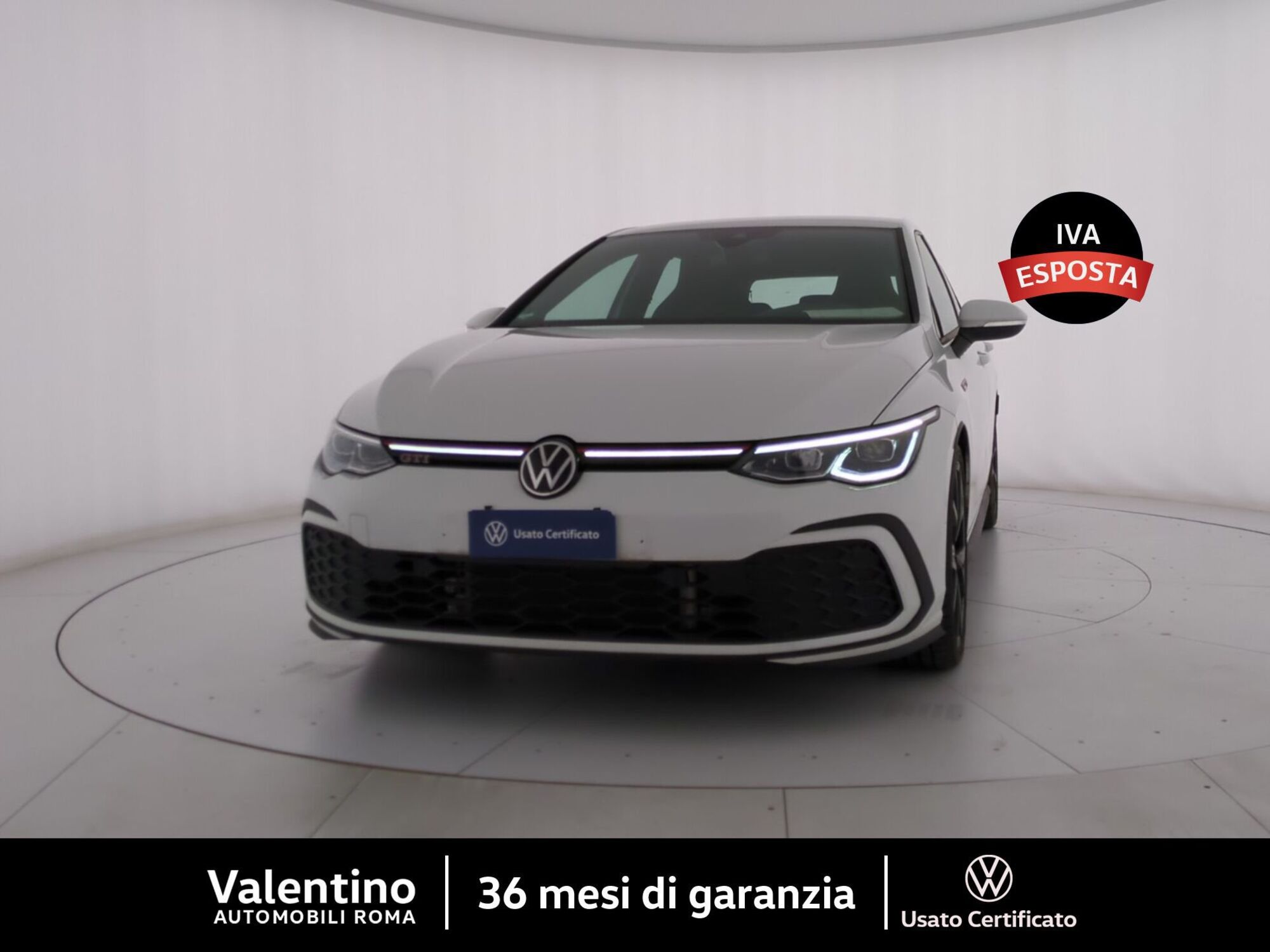 Volkswagen Golf 2.0 TSI GTI DSG del 2022 usata a Roma