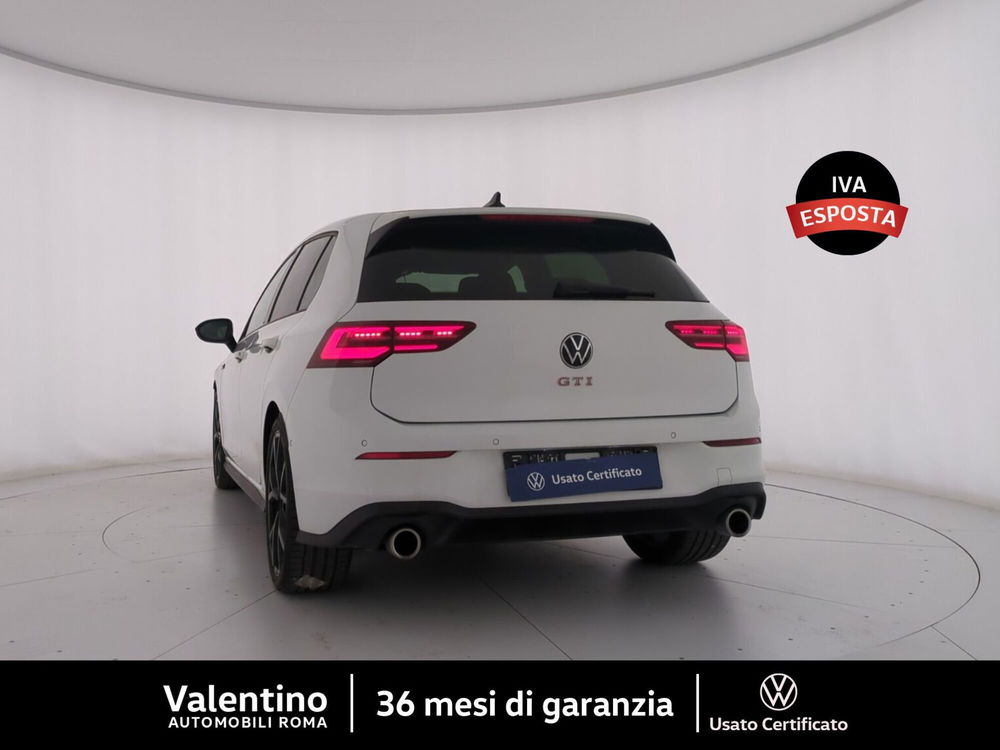 Volkswagen Golf 2.0 TSI GTI DSG del 2021 usata a Roma (5)