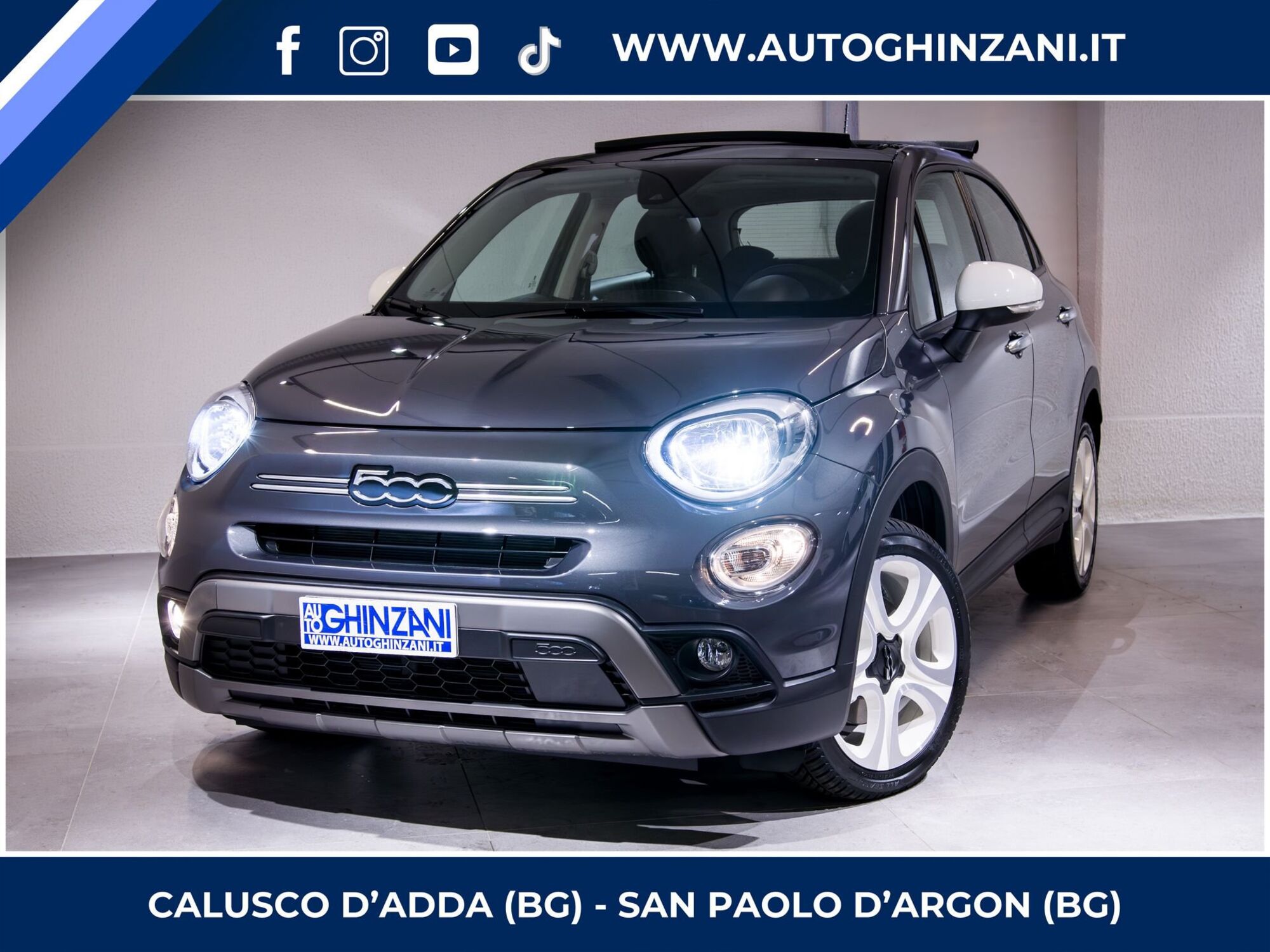 Fiat 500X 1.5 T4 Hybrid 130 CV DCT Cross Dolcevita del 2023 usata a Calusco d&#039;Adda