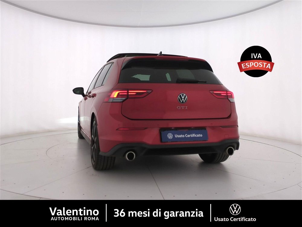 Volkswagen Golf 2.0 TSI GTI DSG del 2021 usata a Roma (5)