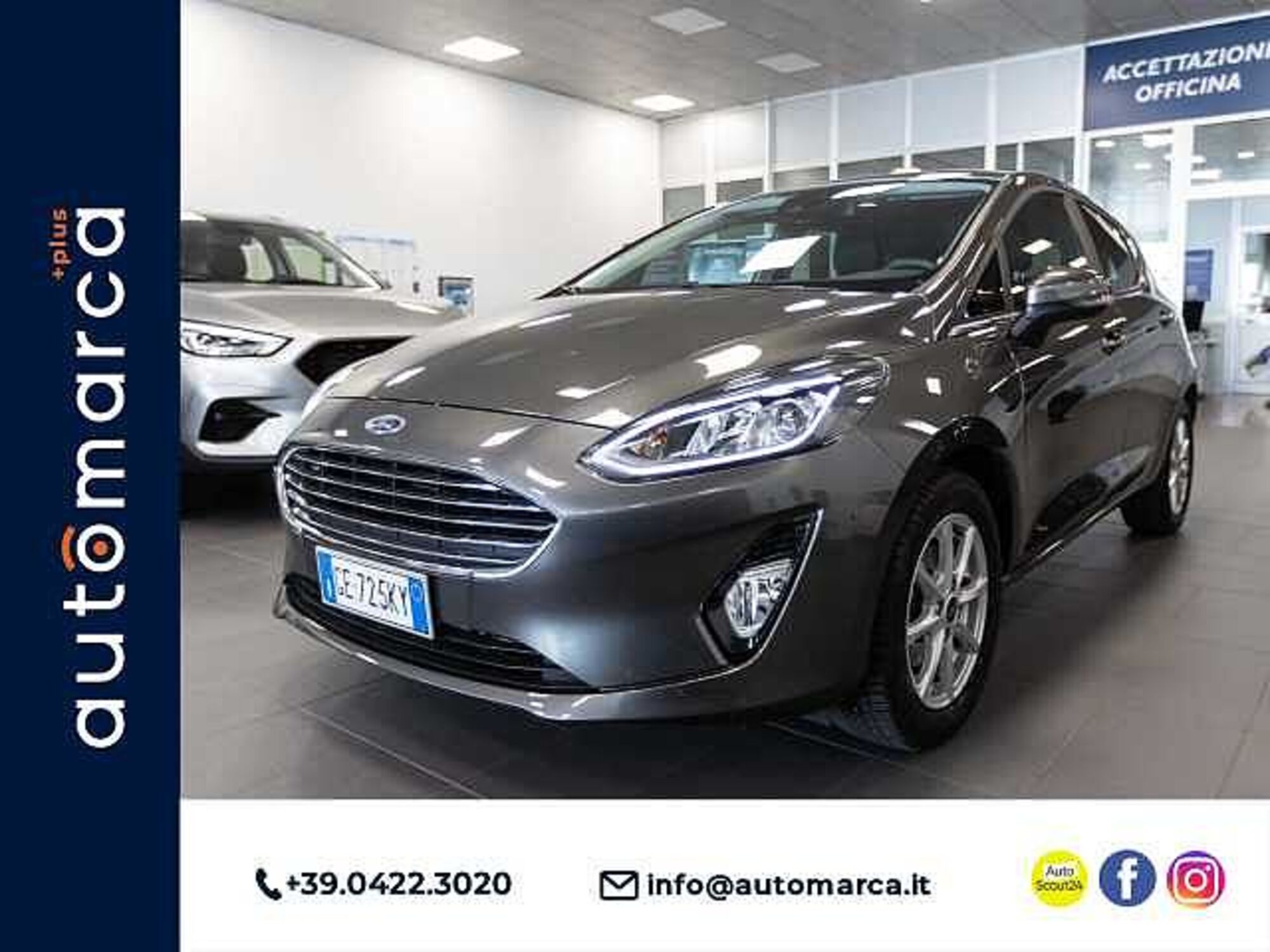 Ford Fiesta 1.1 75 CV 5 porte Titanium  del 2021 usata a Silea