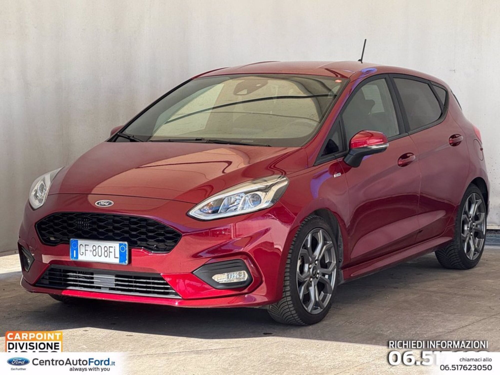 Ford Fiesta 1.0 Ecoboost Hybrid 125 CV DCT 5 porte ST-Line  del 2021 usata a Albano Laziale