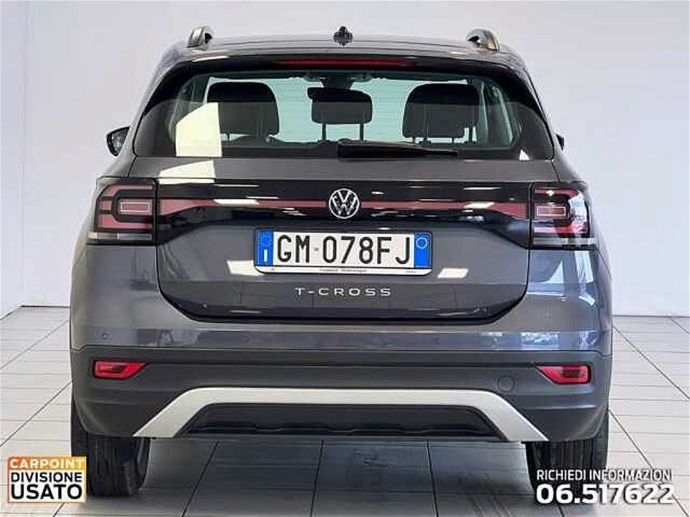 Volkswagen T-Cross 1.0 TSI 110 CV DSG Style del 2022 usata a Roma (4)