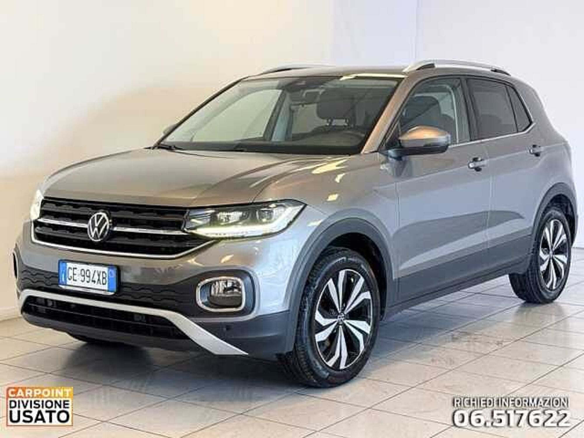 Volkswagen T-Cross 1.0 TSI 110 CV Advanced del 2021 usata a Roma