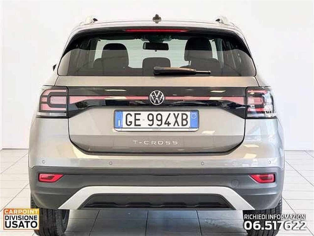 Volkswagen T-Cross 1.0 TSI 110 CV Advanced del 2021 usata a Roma (4)