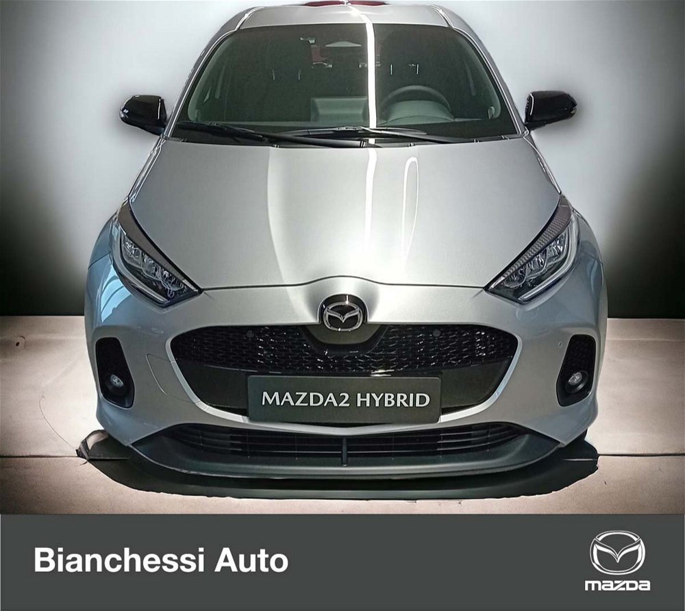 Mazda Mazda2 Hybrid 1.5 VVT e-CVT Full Hybrid Electric Pure nuova a Cremona (3)