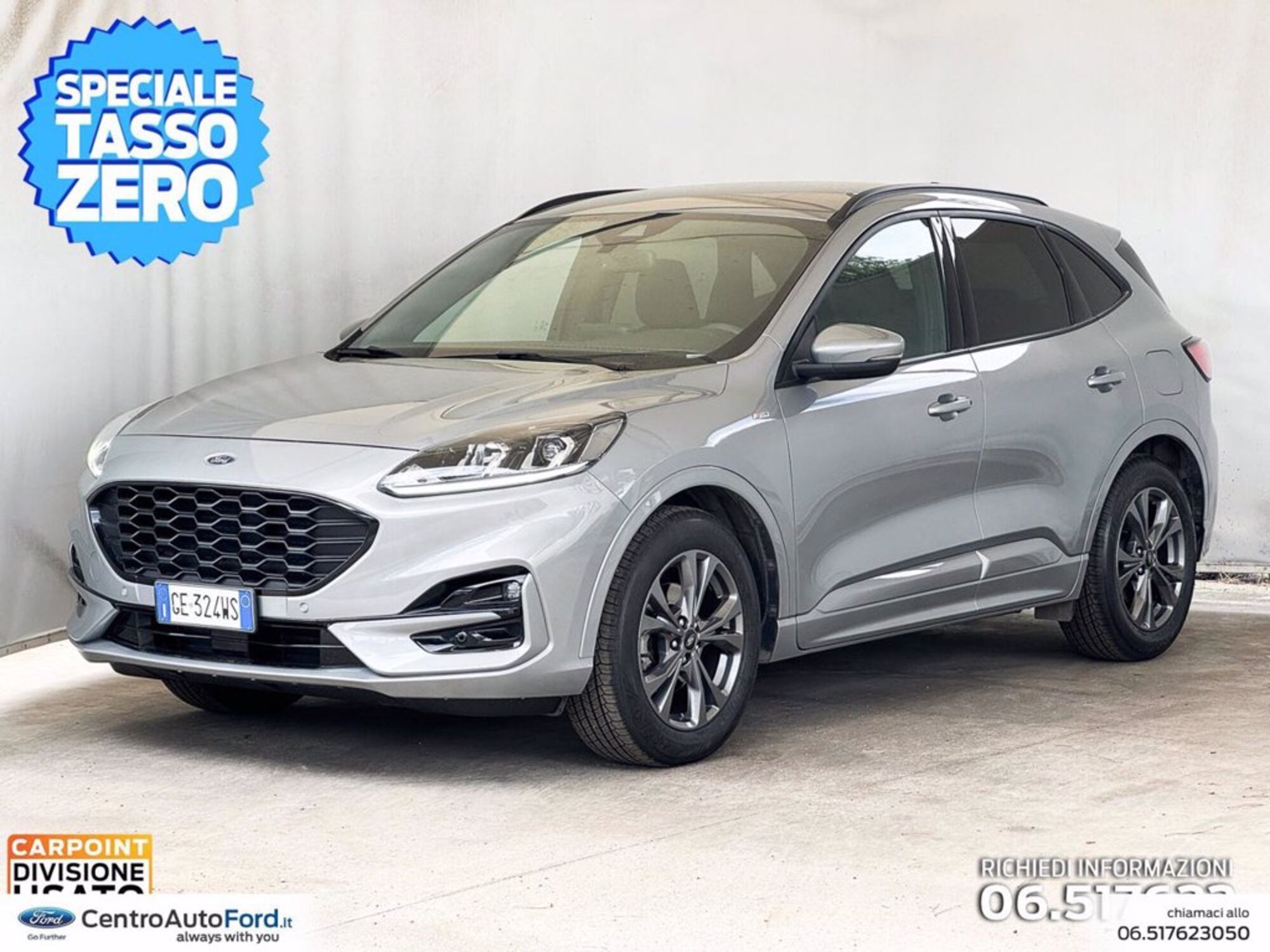 Ford Kuga 1.5 EcoBlue 120 CV 2WD ST-Line  del 2021 usata a Albano Laziale