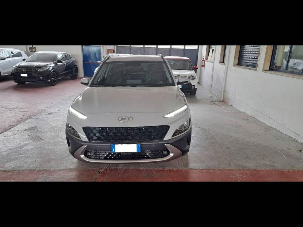 Hyundai Kona 1.6 gdi hev X Line 2wd dct del 2021 usata a Torino (4)