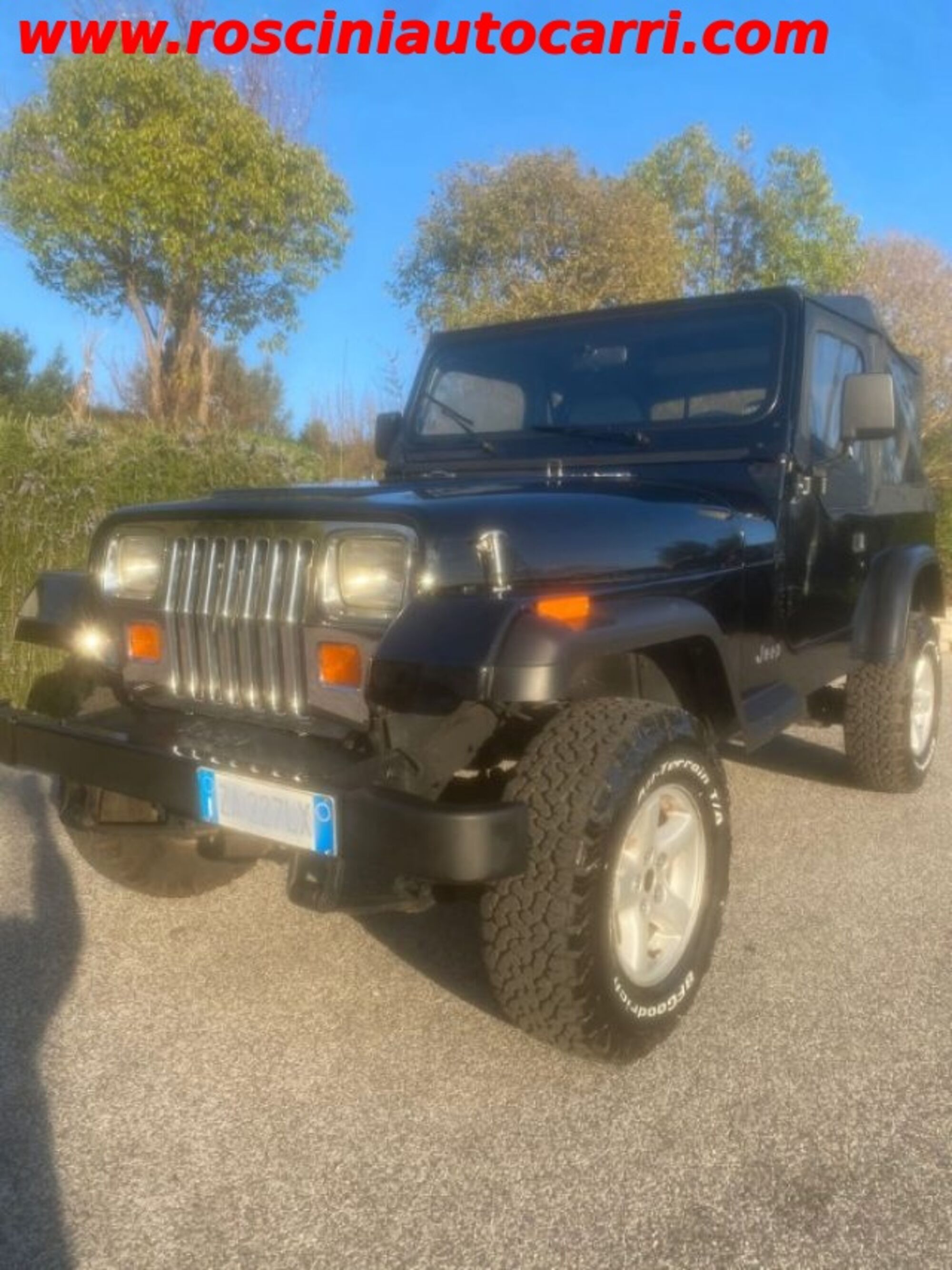 Jeep Wrangler 2.5 cat Soft top (EU)  del 1993 usata a Roma