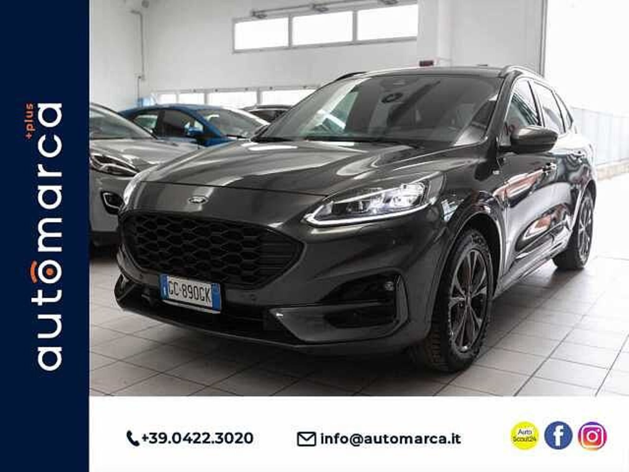 Ford Kuga 1.5 EcoBlue 120 CV 2WD ST-Line X  del 2020 usata a Silea