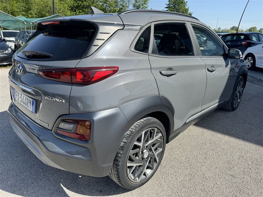 Hyundai Kona HEV 1.6 DCT XPrime del 2019 usata a Fiume Veneto (5)