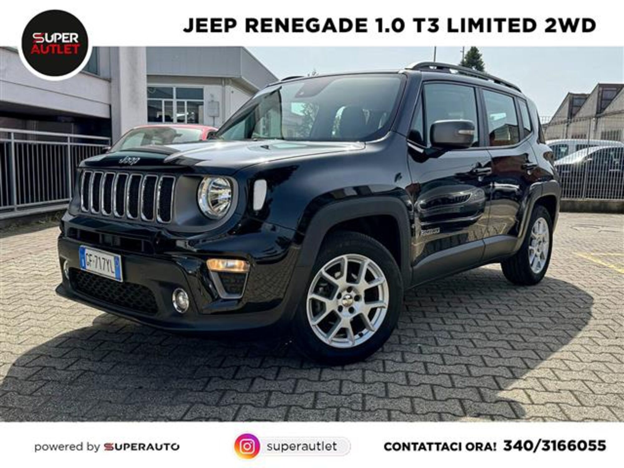 Jeep Renegade 1.0 T3 Limited  del 2021 usata a Vigevano