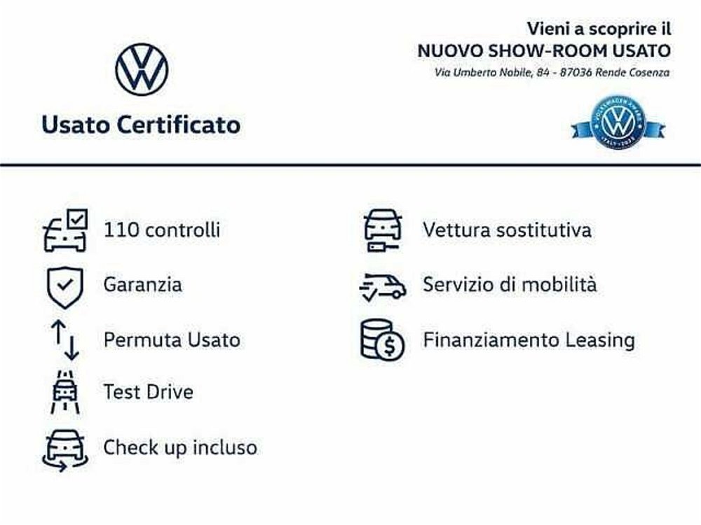 Volkswagen T-Cross 1.0 TSI 110 CV DSG Sport nuova a Rende (3)