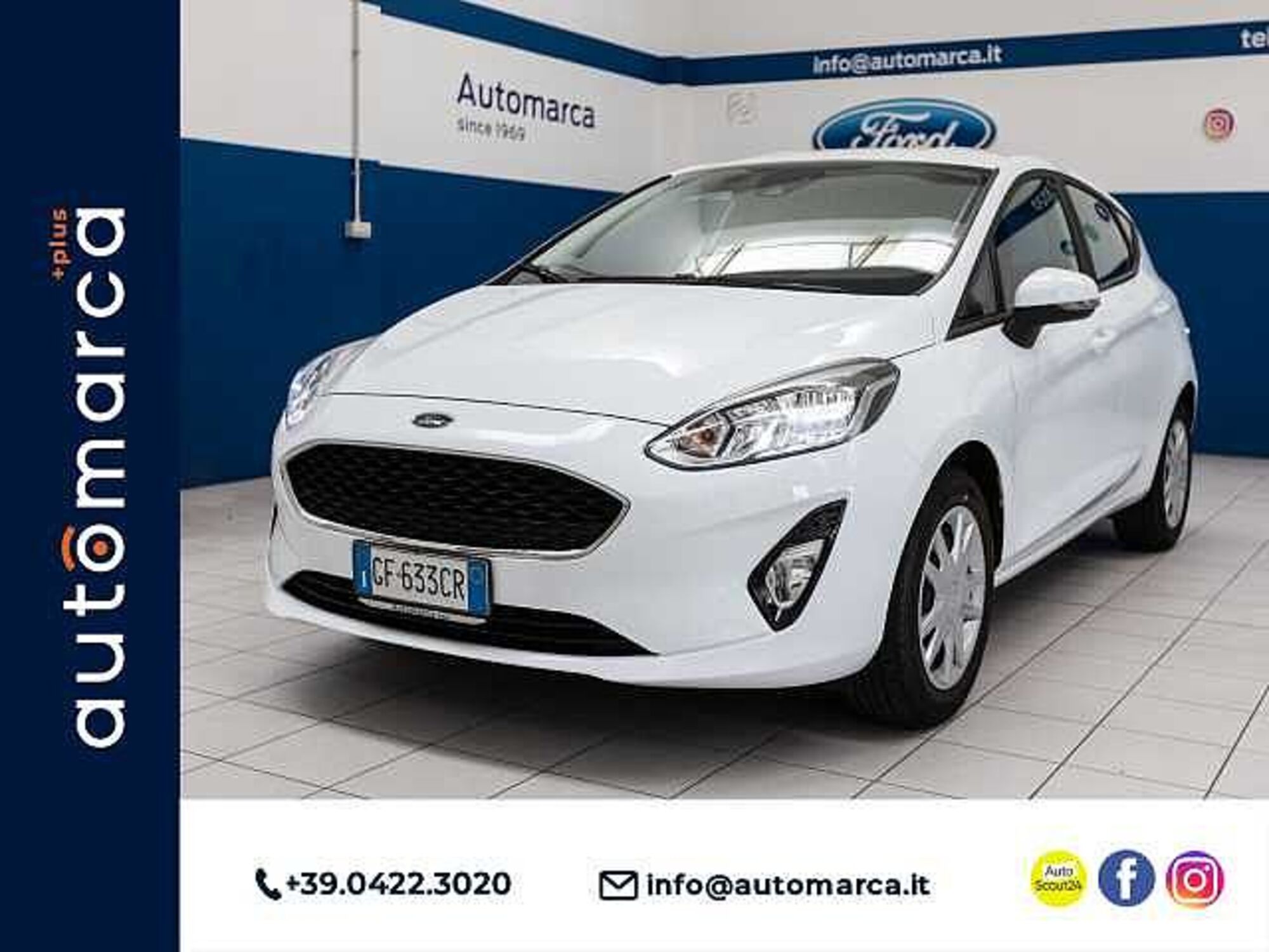 Ford Fiesta 1.1 75 CV 5 porte Plus  del 2021 usata a Silea