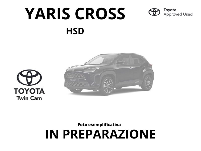 Toyota Yaris Cross 1.5 Hybrid 5p. E-CVT Adventure del 2022 usata a Latina