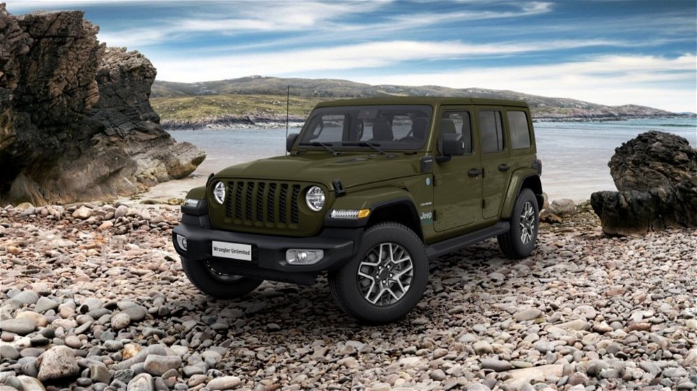 Jeep Wrangler Unlimited 2.0 PHEV ATX 4xe Sahara  nuova a Rosignano Marittimo